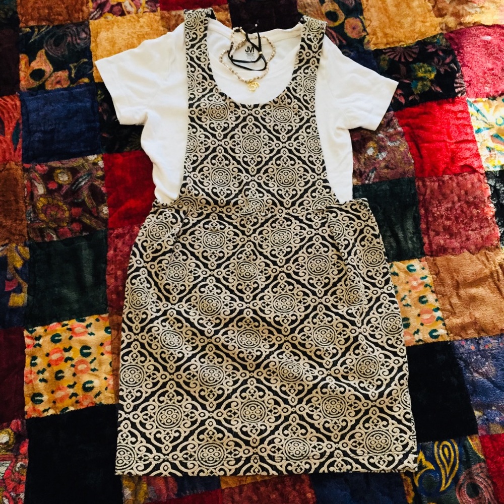 Arabesque mini dress